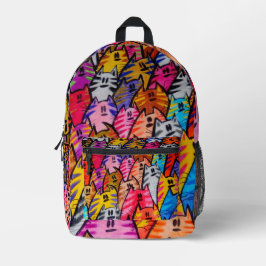 猫05バックパック プリントバックパック