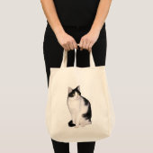 猫12，食料品オーガニックトート トートバッグ (正面(商品))