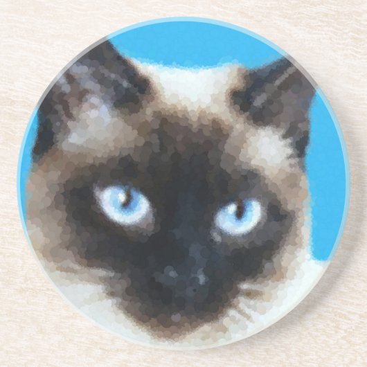 猫1 コースター (正面)
