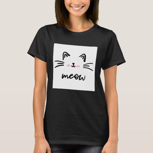 猫1 Tシャツ (正面)
