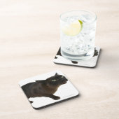 猫2のクローズアップ コースター (右側)