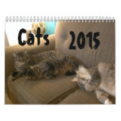 猫2015年Marlowe、Peepersの及びGryphon カレンダー (カバー)
