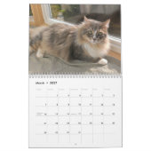 猫2015年Marlowe、Peepersの及びGryphon カレンダー (3月 2027)