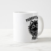 猫2 ジャンボコーヒーマグカップ (正面右)