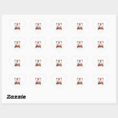 猫3匹の面白いクリスマスの猫のダサ可愛いXmasセーター メンズ ハートシール (シート)