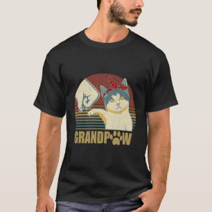 猫365おじいちゃんグランドポーキャッツ Tシャツ