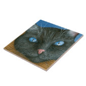 猫414黒猫 タイル (側面)