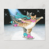 猫437の郵便はがき ポストカード (正面)