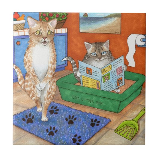 猫538 タイル (正面)