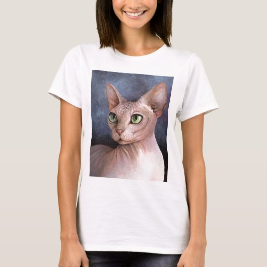 猫578 Sphynx Tシャツ (正面)