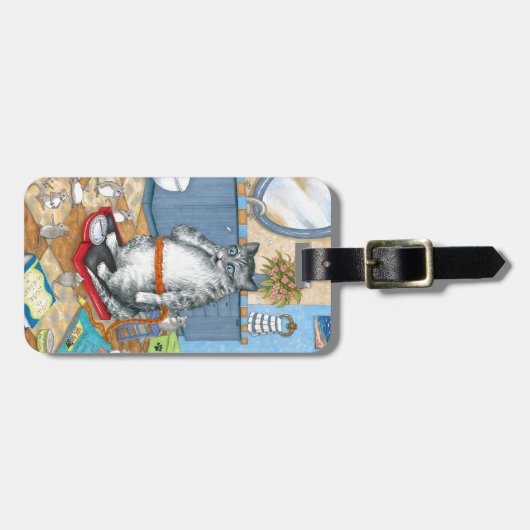 猫579 ラゲッジタグ (正面横)