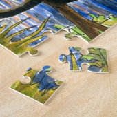 猫582の黒猫 ジグソーパズル (側面)