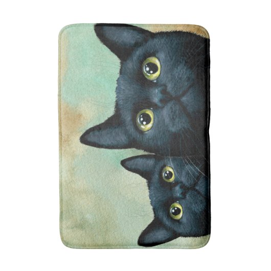 猫607 バスマット (正面縦)