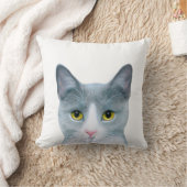 猫611 クッション (ブランケット)
