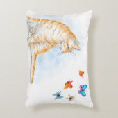 猫616 バタフライ アクセントクッション (正面(垂直))