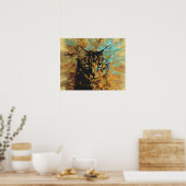 猫617 ポスター (キッチン)