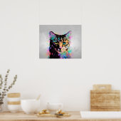 猫618 ポスター (キッチン)