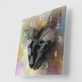 猫620 スクエア壁時計 (傾斜)