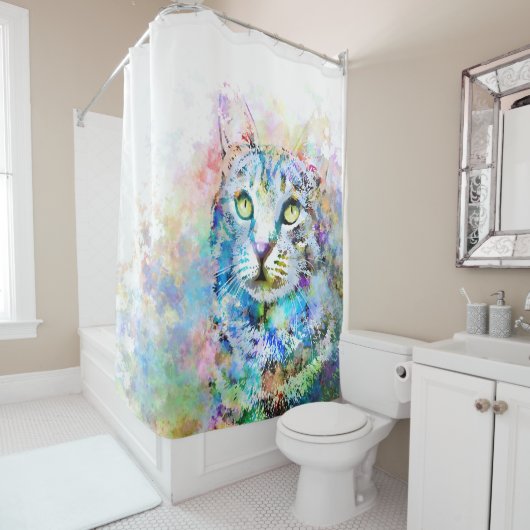 猫674 シャワーカーテン (インサイチュ)