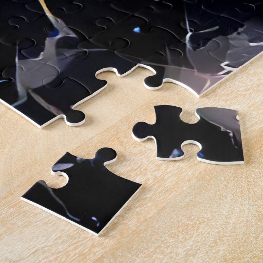 猫6 - 太陽の eclipse ジグソーパズル (側面)