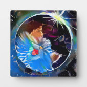 猫6 - 太陽の eclipse フォトプラーク (正面)