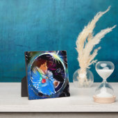 猫6 - 太陽の eclipse フォトプラーク (インサイチュ)