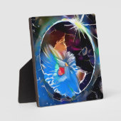 猫6 - 太陽の eclipse フォトプラーク (正面)