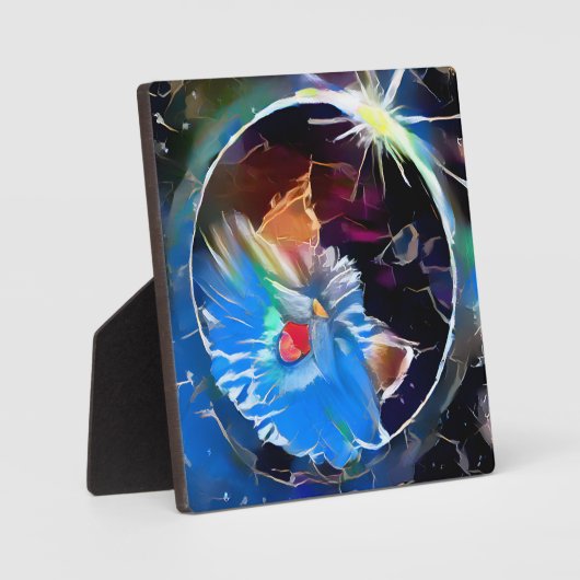 猫6 - 太陽の eclipse フォトプラーク (正面)