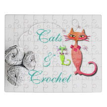 猫 & かぎ針編み