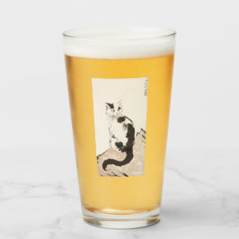 猫（かわいい子猫） (かわいい子猫) (by Xu Beihong) タンブラーグラス
