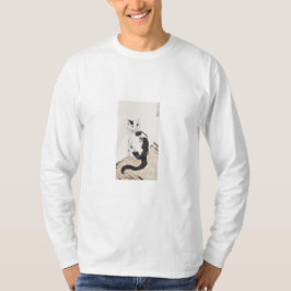 猫 (かわいい子猫) (愛らしい子猫) (Xu Beihong作) Tシャツ