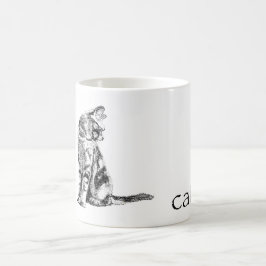 "猫"のマグ コーヒーマグカップ