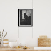 「猫」は1900年までにCRW Nevinson ポスター (キッチン)