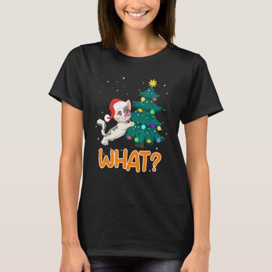 猫 もみの木 子猫 1 Tシャツ (正面)