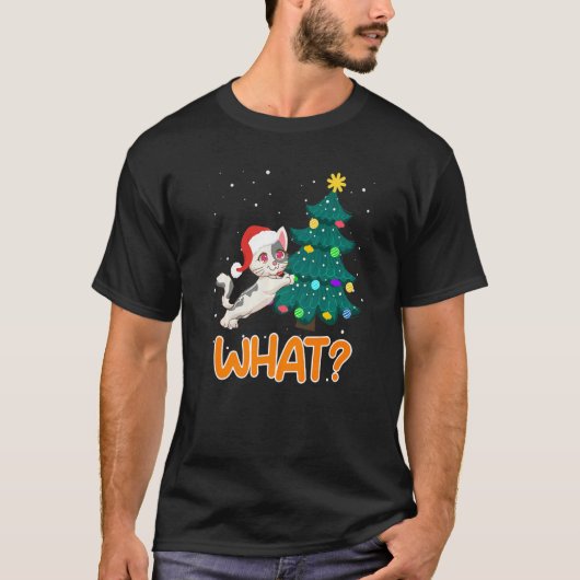 猫 もみの木 子猫 Tシャツ (正面)