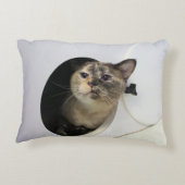 猫 アクセントクッション (裏面)