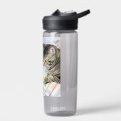 猫 ウォーターボトル (左面)