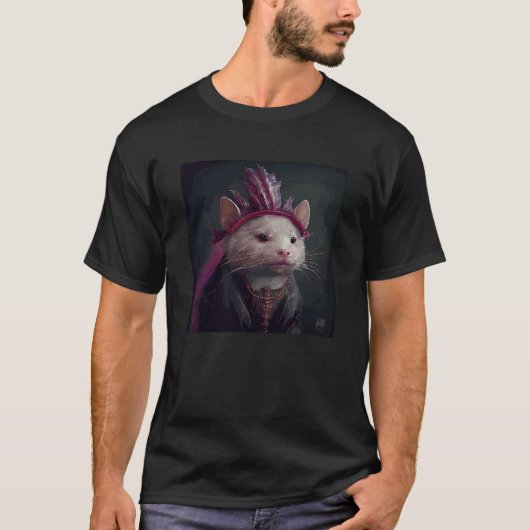 猫+ウーパールーパー+ビデオゲーム Tシャツ (正面)