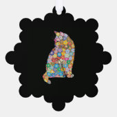 猫 オーナメントカード (裏面)