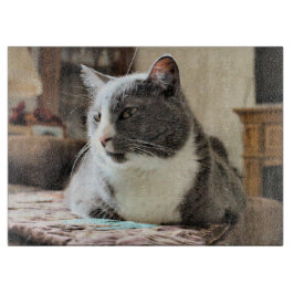 猫 カッティングボード