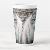 猫 カフェラテマグ (正面)