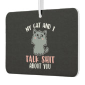 猫 カーエアーフレッシュナー (左)