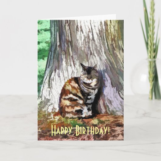 猫 カード (正面)