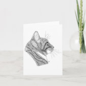 猫 カード (正面)