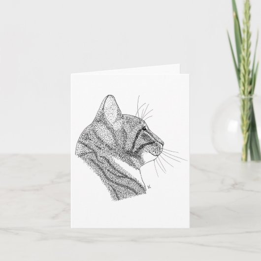 猫 カード (正面)