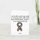 猫 カード (裏面)