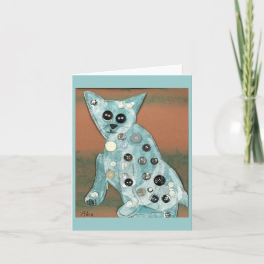 猫 カード (正面)