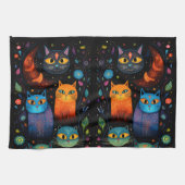 猫 キッチンタオル (横)