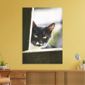 猫 キャンバスプリント (インサイチュ (リビング))