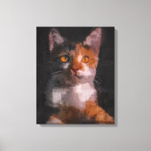 猫 キャンバスプリント (正面)